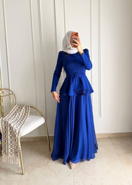 فستان نيلي