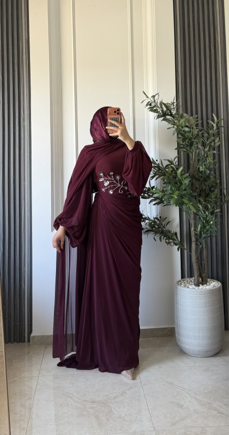 فستان moda zahrada بوردو