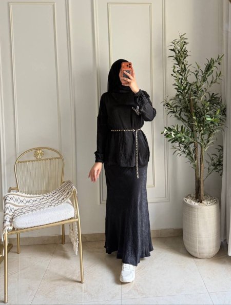 طقم اسود خدو اكبر نمره 